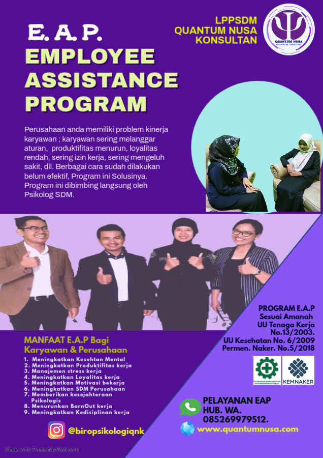 EMPLOYEE ASSISTANCE PROGRAM [EAP] / BINA MENTAL KARYAWAN