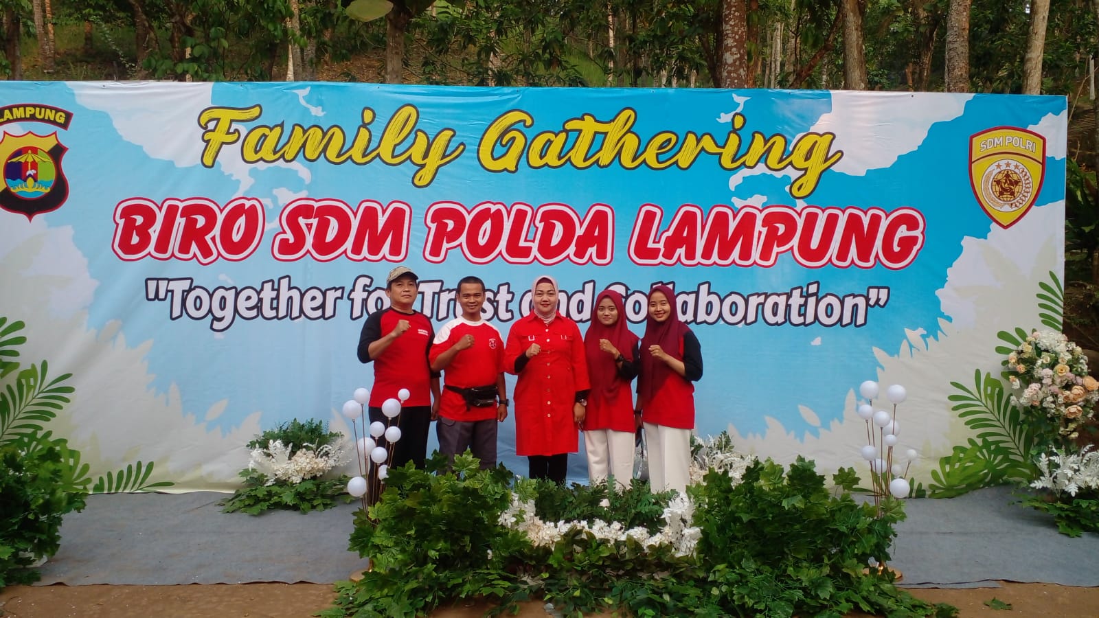 FAMILY GATHERING & OUTBOUND PERSONEL SDM POLDA LAMPUNG